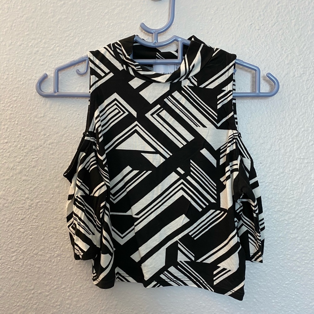 NWOT ASOS Cold Shoulder Crop Top